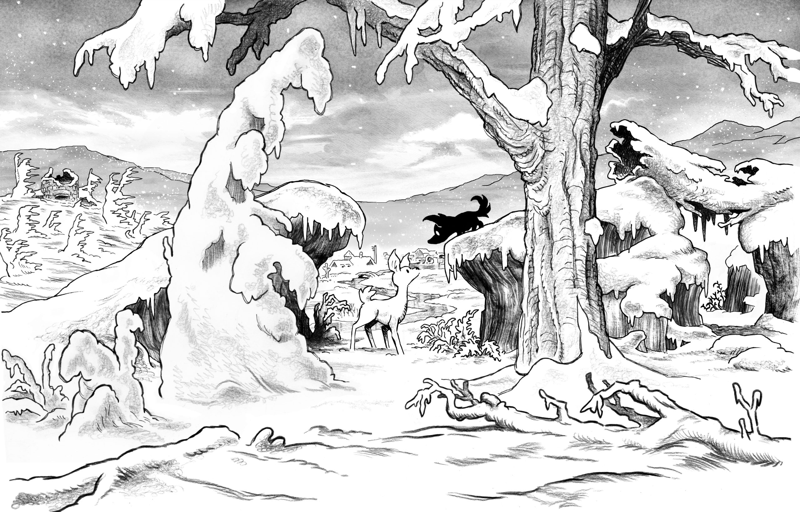 GEARBOX PUBLISHING AND CASUS LUDI ANNOUNCE BLANC, A POETIC HANDDRAWN